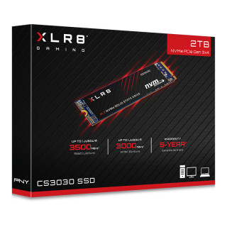 PNY SSD XLR8 CS3030 2TB PCIe M.2 NVMe, 3500/3000 MB/s PC