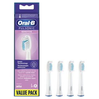 Oral-B Pulsonic Sensitive 4 db-os elektromos fogkefe pótfej szett Otthon