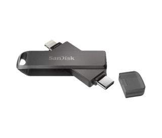 SANDISK iXPAND FLASH DRIVE LUXE 128GB, USB-C+LIGHTNING PC