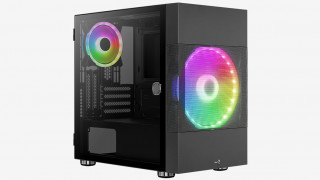 Aerocool Atomic Mini Tower Fekete PC