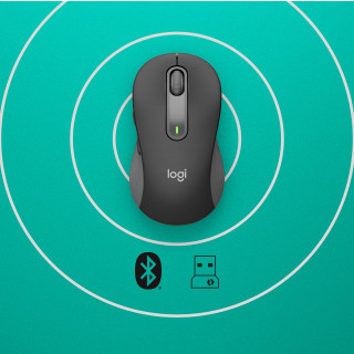 Logitech Signature M650 egér Jobbkezes Vezeték nélküli RF és Bluetooth Optikai 2000 DPI - Szürke PC