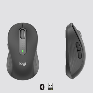 Logitech Signature M650 egér Jobbkezes Vezeték nélküli RF és Bluetooth Optikai 2000 DPI - Szürke PC