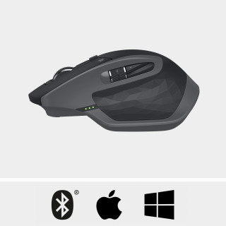 Logitech MX Anywhere 2S egér Jobbkezes Vezeték nélküli RF és Bluetooth Lézer 4000 DPI - Szürke PC