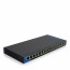 Linksys SMB LGS116P 16port POE+ 10/100/1000Mbps LAN nem menedzselhető asztali Switch thumbnail