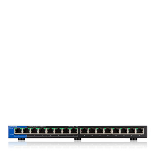 Linksys SMB LGS116P 16port POE+ 10/100/1000Mbps LAN nem menedzselhető asztali Switch PC