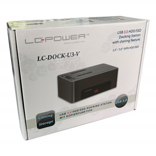 USB LC Power LC-DOCK-U3-V HDD dokkoló állomás PC