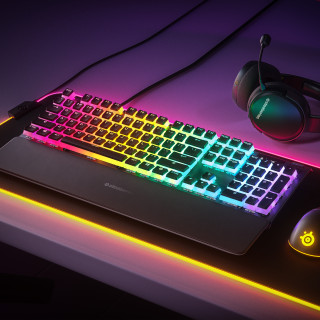 Steelseries PrismCaps angol billentyűkészlet fekete (104 keys) (60218) PC