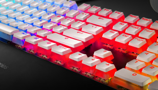 Steelseries PrismCaps angol billentyűkészlet fehér (104 keys) (60219) PC