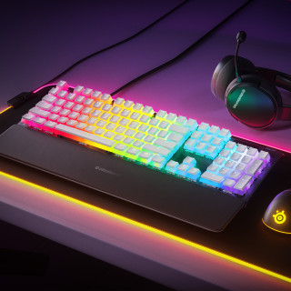 Steelseries PrismCaps angol billentyűkészlet fehér (104 keys) (60219) PC