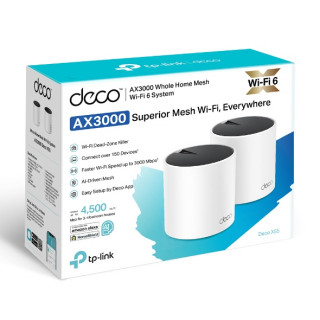 TP-LINK Deco X55(2-pack) AX3000 Whole Home Mesh Wi-Fi 6 rendszer PC