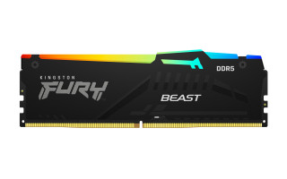 Kingston 32GB DDR5 6000MHz Kit(2x16GB) Fury Beast RGB Black PC