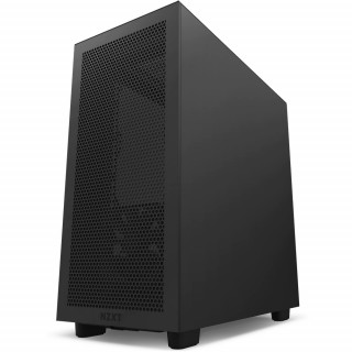 NZXT H7 Flow Fekete (Táp nélküli) ablakos ATX ház PC