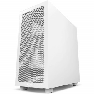 NZXT H7 Flow Fehér (Táp nélküli) ablakos ATX ház PC