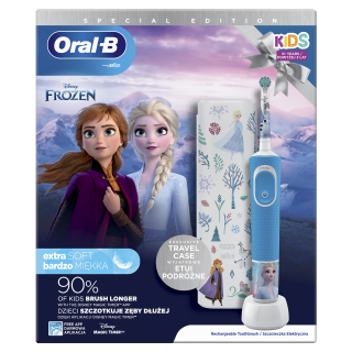 Oral-B D100 Vitality dječja četkica za zube - Frozen II + putna torbica Otthon