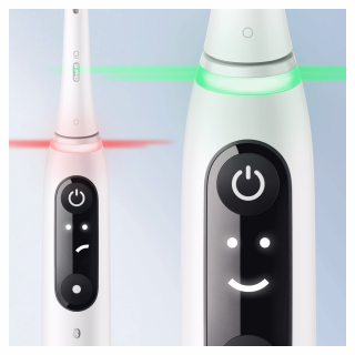 Oral-B iO6 elektromos fogkefe DuoPack Fehér + Rózsaszín Otthon