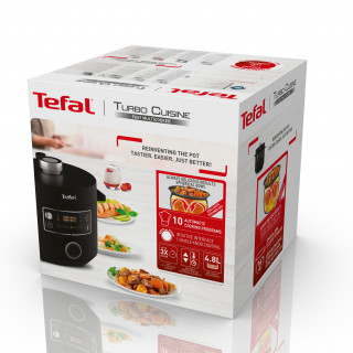 Tefal CY754830 EPC Turbo Cuisine fekete többfunkciós edény Otthon