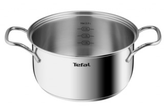 Tefal B8644474 Intuition 20cm rozsdamentes acél lábas és fedő szett Otthon