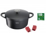 Tefal E2184634 Trattoria öntött alumínium fedős 24 cm-es fekete lábas thumbnail