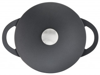 Tefal E2184634 Trattoria öntött alumínium fedős 28 cm-es fekete lábas Otthon