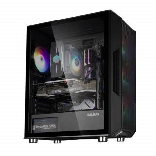 ZALMAN I3 NEO számítógépház, Fekete (I3 NEO BLACK) PC