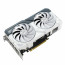 ASUS Dual GeForce RTX 4060 White OC Edition 8GB GDDR6 (DUAL-RTX4060-O8G-WHITE) thumbnail