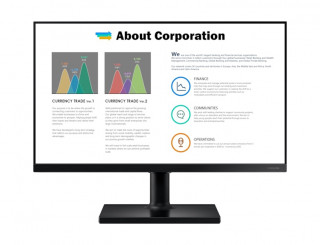 SAMSUNG 24' FHD IPS 16:9 5ms monitor (LF24T450FZUXEN) PC