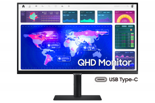 SAMSUNG 27" WQHD IPS 16:9 5ms monitor (LS27A600UUUXEN) PC