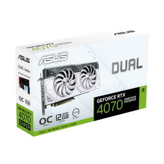 ASUS Dual GeForce RTX 4070 SUPER White OC 12GB GDDR6X (DUAL-RTX4070S-O12G-WHITE) PC