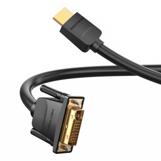 Vention HDMI - DVI átalakító kábel 1,5m - Fekete (ABFBG) PC