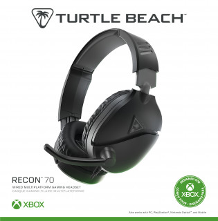 Turtle Beach RECON 70X gaming fejhallgató - Fekete (TBS-2001-05) PC