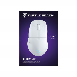 Turtle Beach Pure Air vezeték nélküli gaming egér - 26.000 DPI, 2,4 GHz - Fehér (TBM-1102-15) PC