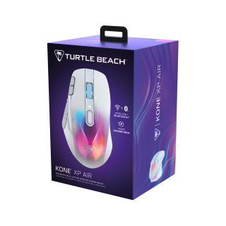 Turtle Beach Bundle - KONE XP AIR vezeték nélküli gaming egér  + Rapid RGB töltőállomás - Fehér (TBM-1101-15) PC