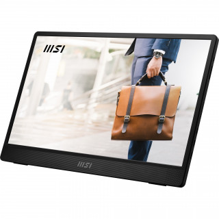 MSI Monitor Business PRO MP161 E2, 15,6" FHD 1920x1080, IPS, 250 cd/m2, 16:9, 60 Hz, 4ms, 2x USB-C, miniHDMI, Gray PC