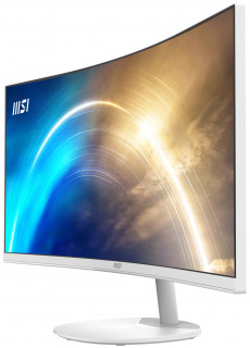 MSI Monitor Business PRO MP341CQW Ívelt 34" QHD, 3440x1440, 100Hz VA 21:9, 3000:1 CR, 300cd/m2, 4 ms, HDMI, DP, White PC