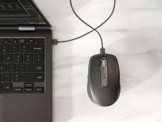 LOGITECH MX Anywhere 3S vezeték nélküli Business egér - Grafitszürke (910-006958) PC