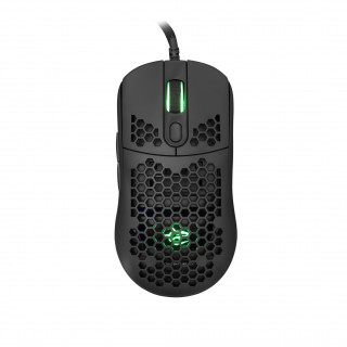 WHITE SHARK GM-5007B GALAHAD gamer egér, fekete, 6400 dpi PC