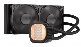 CORSAIR CPU hűtő NAUTILUS 240 RS Liquid CPU Cooler (vízhűtés), 2 Ventilátoros, LGA1700 és LGA1851 támogatással, fekete PC