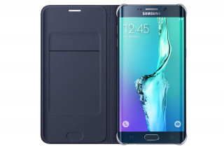 Samsung EF WG928PBE Blue Black Flip Tok S6 EdgePlus Mobil