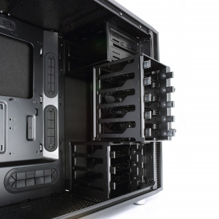 Fractal Design Define R5 Blackout Edition ablakos Fekete (Táp nélküli) ATX ház PC