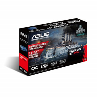 ASUS R7360-OC-2GD5-V2 AMD 2GB GDDR5 128bit PCI-E videokártya PC