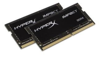 Kingston 32GB/2400MHz DDR-4 (Kit 2db 16GB) HyperX Impact (HX424S14IBK2/32) notebook memória PC