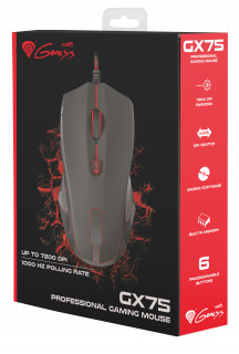 Natec Genesis GX75 GAMER MOUSE 7200DPI PC