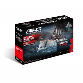 ASUS Radeon R7 360 Mini 2GB GDDR5 (90YV09U0-M0NA00) PC