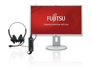 Fujitsu Display B22-8 WE NEO 22" LED monitor 1680*1050, DP, DVI, D-Sub, USB, Piv PC