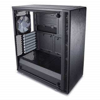 Fractal Design Define C TG Fekete ablakos (Táp nélküli) ATX ház PC