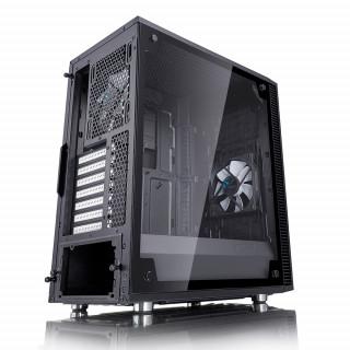 Fractal Design Define C TG Fekete ablakos (Táp nélküli) ATX ház PC