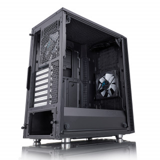 Fractal Design Define C TG Fekete ablakos (Táp nélküli) ATX ház PC