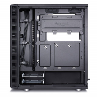 Fractal Design Define C TG Fekete ablakos (Táp nélküli) ATX ház PC