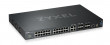 ZyXEL XGS4600-32 24port GbE LAN 4port GbE combo SFP/RJ45 4port 10GbE SFP+ L2+ L3+ menedzselhető, stackelhető switch thumbnail