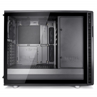 Fractal Design Define R6 Blackout TG Fekete ablakos (Táp nélküli) E-ATX ház PC